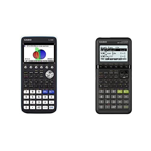 Casio Prizm Fx-Cg50 Color Graphing Calculator,Black & White,7.21" Wx10.32 Lx2.05 H & Fx-9750Giii, Standard Graphing Calculator, Python And Natural Text Book Display, Black #TOP14