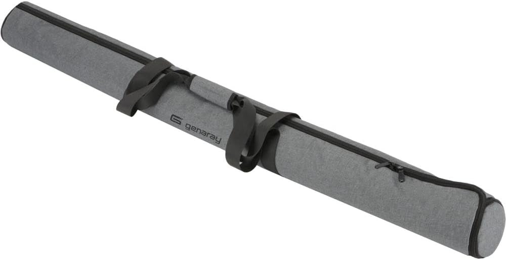 Genaray RGB Pixel LED Tube Light Carry Bag – Stores Two 4' Lights, Water-Resistant Cordura Fabric, Protective & Durable with Separate Padded Pockets, Padded Handle Wrap, and Power Adapters