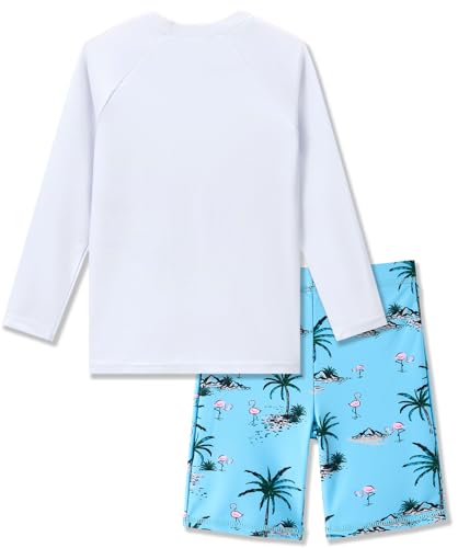 Image of UMELOK Boys' Rash Guard Swim Set