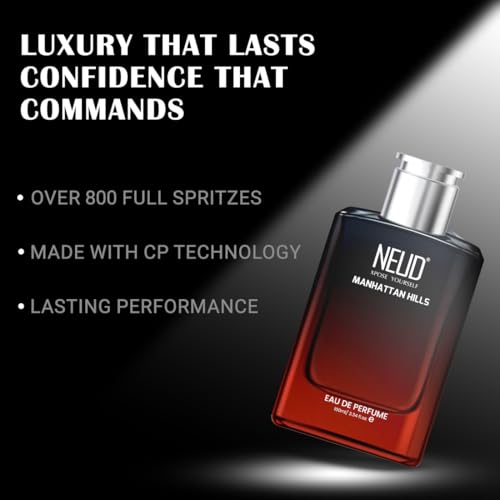 Image of NEUD 100ml Luxury Perfume Gift Set for Men, Manhattan Hills Long Lasting EDP 100ml, Birthday Gift for Boyfriend, Father, Husband, Premium Luxury Fragrance Scent, Suitable for every Occasion