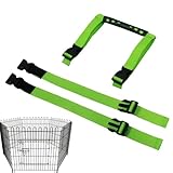 Welpenlaufstall Transportriemen,Schwerlast-Haustierbox Tragegeschirr Tiergehege Easy-Carry-Bänder - für Reisen, Wohnmobil-Ausflüge, Outdoor, Terrasse, Hof, Zuhause