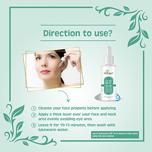 Image of AHA 30% BHA 5% PHA 2% Face Peeling Solution Exfoliating Serum for skin glow, Paraben Free, AHA BHA Peeling Solution for Men & Women Pack of 1