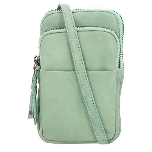 Cell Phone Carrying Case Shay Leather RFID Crossbody Bag