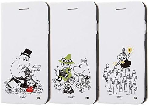 iPhone 8 / 7 / Moomin/Notebook Type Case Magnet Type/Simple_3 IJ-AP7SLC3W/MT003