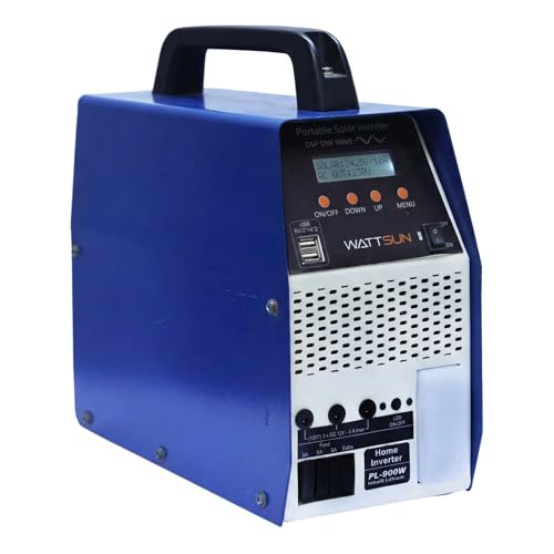 Image of Wattsun 768Wh Lithium Portable Power Station | 700VA Inverter Mode + 350W Power Station | Long Backup Emergency Power for Home, Camping & Travel | Fast Charging | IP32 | 5-Year Warranty
