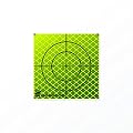 Self-Adhesive Reflex Target Mark 1,57" Pack of 20 -?? Reflective Foil, Reflex Target Plate Ideal as Building Monitoring or Deviation Test on Construction Site for All Smooth Surfaces (40mm, Green2)