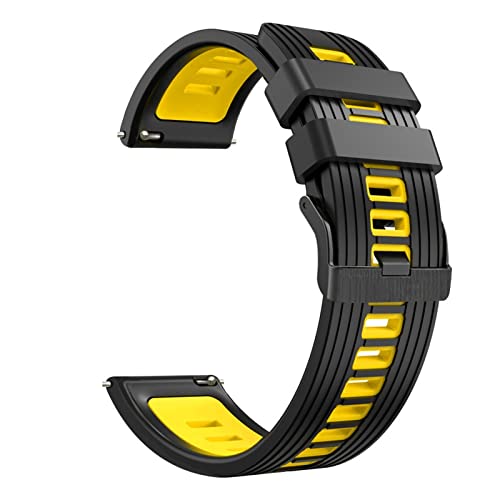 Bracelet de montre 22mm silicone pour Huawei Watch GT Runner rechange sport