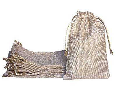 AnL Etails – 200 Pcs | Size 13 * 18| Eco - Friendly Jute Bags for Party Return Favor Bags | Reusable Jute Bags for Diwali, Rakshabandhan, Plants (B0BVW99BMH) Amazon Price History, Amazon Price Tracker