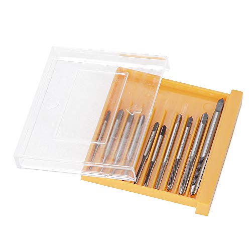 Fastrohy 10 Pcs Micro Taps For Clocks And Watches Tapping,Mini Spiral Flute Taps Machine Tap Sets Metric Straight Flute Coarse Thread Design thumb #4