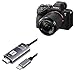 BoxWave Cable Compatible with Sony a7 IV - SmartDisplay Cable - USB Type-C to HDMI (6 ft), USB C/HDMI Cable - Jet Black