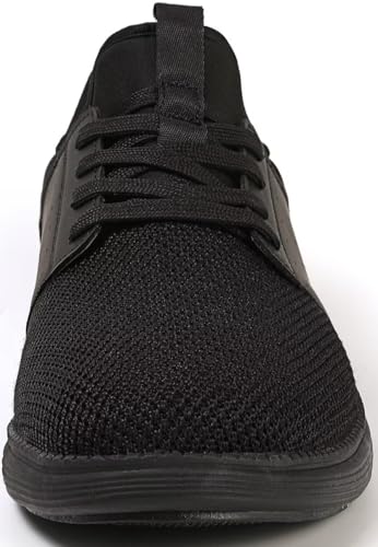 Image of YOLARK Men Casual Dress Shoes Fashion Sneakers Lightweight Breathable Laceless Walking Shoes Gym Tennis Athletic