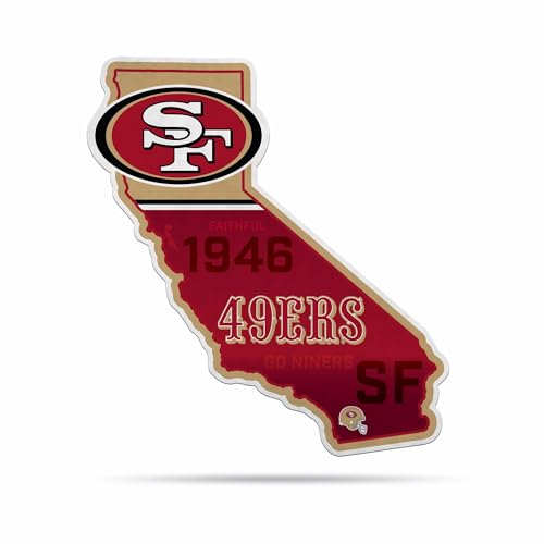 Image of Rico Industries NFL Football State Shape Shape Cut Pennant - Home and Living Room Decor - Soft Felt EZ to Hang