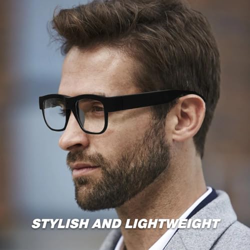 BQXX Camera Glasses Video Recording Glasses Outdoor Hands-Free Recording Body Wearable with Camera HD 1080P for Men Women Outdoor Sport Hiking Biking Can Recording 90 Minutes - image 4