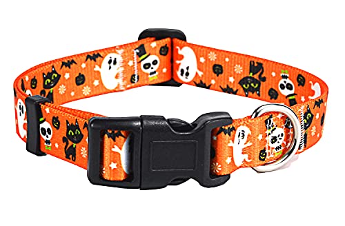 Mihqy Collier pour Chien Halloween – Motif...