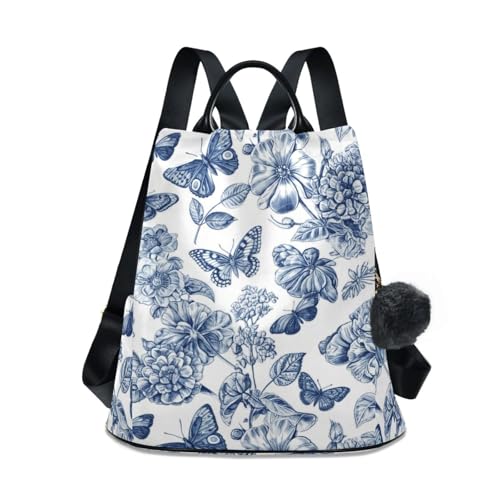 Sac à dos femme floral parfait pour le bureau les sorties et les voyages
