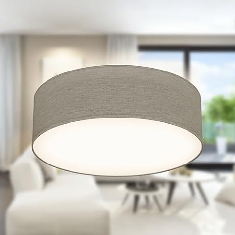 Plafonnier B.K.Licht taupe Cover