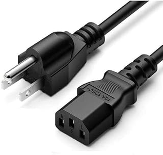 Marg 10ft 3-Prong AC Power Cord for Line6 PowerCab 212 Plus / 112 Plus / 112 Active Guitar Speaker Systems Replacement 10 Feet 125V 10A Power Charging Cable