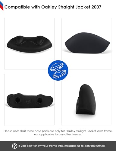 Image of BLAZERBUCK Replacement Nose Pads for Oakley Straight Jacket 2007 Sunglass