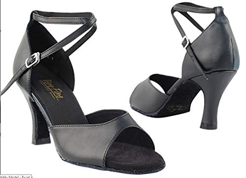 Very Fine Dance Shoes Women's Ballroom Dance Shoes Tango Wedding Salsa Shoes 6012EB Comfortable 2.5" [Bundle of 5]3