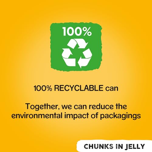 Pedigree Huhn und Karotten in Gelee, Nassfutter für Hunde, 24 Dosen à 400 g