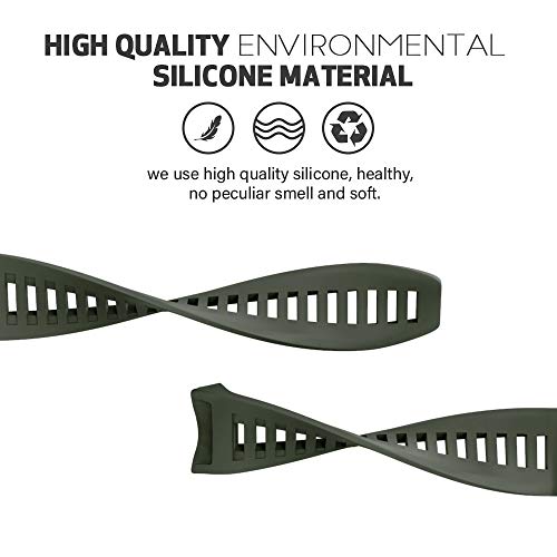 Notocity For Garmin Instinct Band, Soft Silicone Replacement Watch Strap Compatible With Garmin Instinct 2/ Solar/Tactical #TOP1