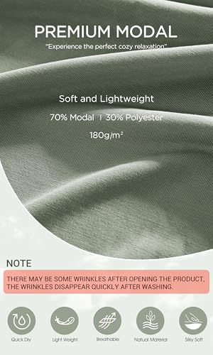 Image of ODODOS Modal Soft Lounge Shorts for Women Drawstring High Waist Casual Sleepwear Lightweight Cozy Pajama Bottom