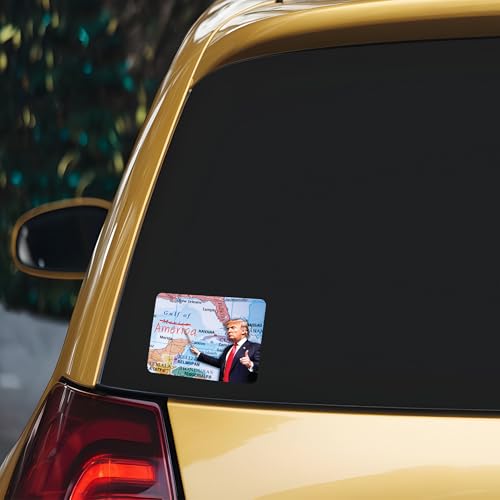 Image of Gulf of America Funny Peel and Stick Sticker Decal - Vinyl Bumper Sticker for Cars, Laptops, and More - 5.5 Inches