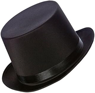 Wicked Costumes Satin Top Hat Black