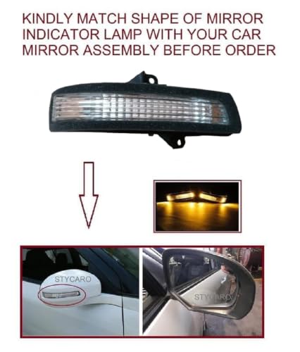 Image of Swift 2ND GEN Type 3 ORVM Right Driver Side Mirror Indicator Light