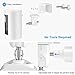 HOLACA Gutter Mount for Stick Up Cam Battery/Plug-in/Pro and Ring Outdoor Cam Plus HD Security Camera-Weatherproof-Give a Perfect Angle for Your Ring Stick Up Cam