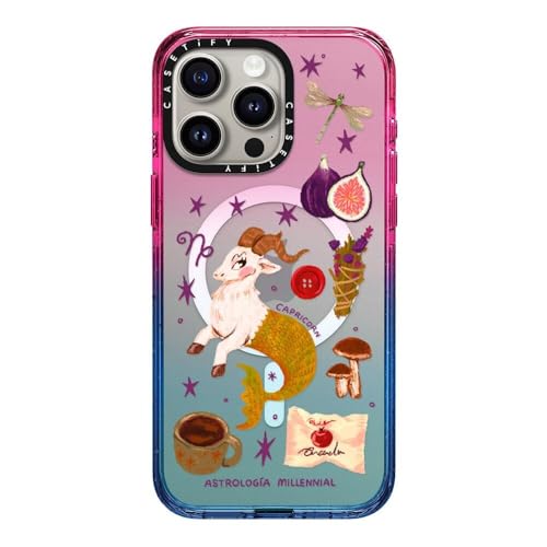 Coque iPhone 15 Pro Max CASETiFY Impact Magsafe Capricorne