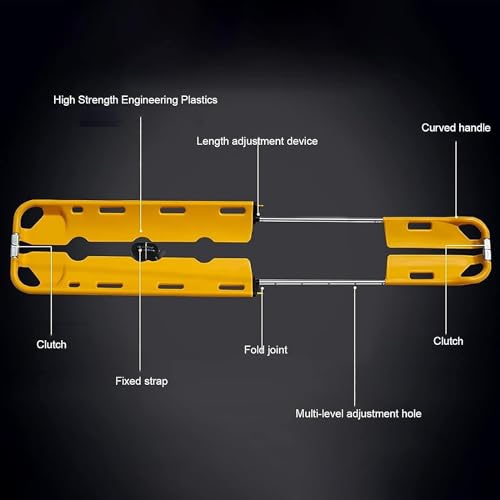 image for LABAITA Medical Emergency Stretcher, Portable Folding Stretcher, Scoop