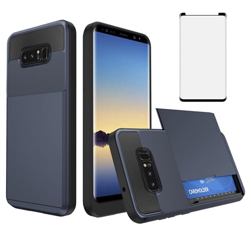 Coque Note 8 Asuwish premium protection intégrale robuste et élégante avec fente pour carte