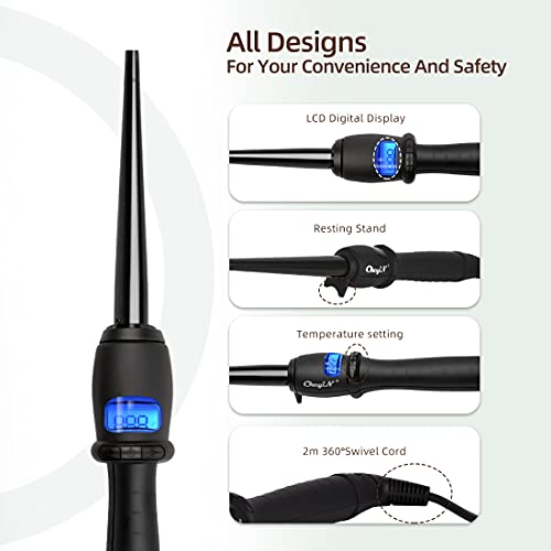 Inkint - Ferro arricciacapelli, kit per onde