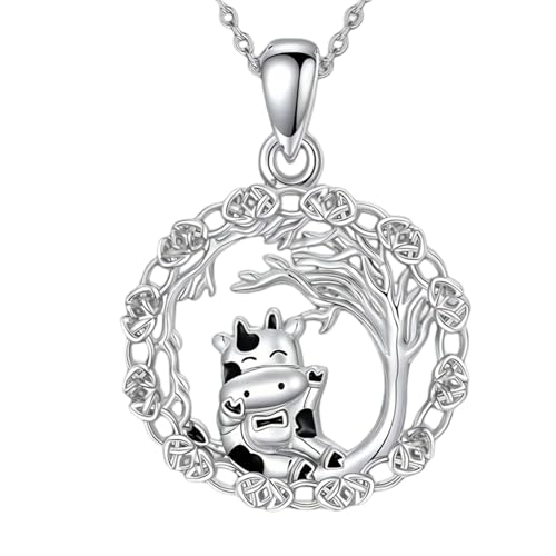 Collier imprimé de vache : un bijou hypoallergénique qui ne noircit pas