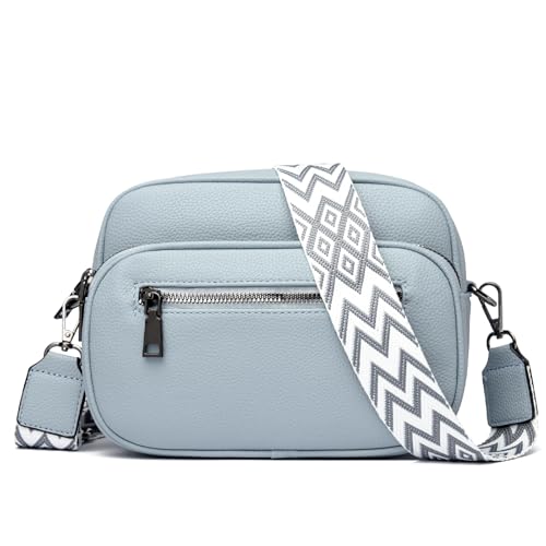 JIZK Bolso Bandolera para Mujer, Cuero PU Bolso de Mano de Mujer ...