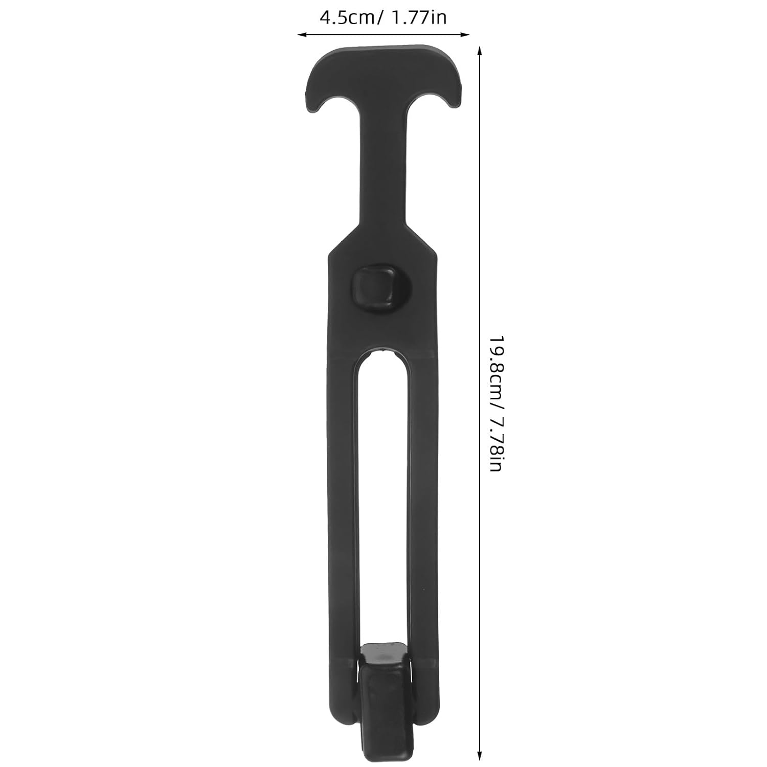 2PCS Rubber T-Handle Latch, 7.8" Flexible Draw Latches for Toolbox, Locking Hasp for Tool Box, Drawer, Cabinet, Elastic Shock Absorbers