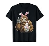 Cute Bigfoot Bunny Sasquatch Easter Day Mens Boys Teens Kids T-Shirt