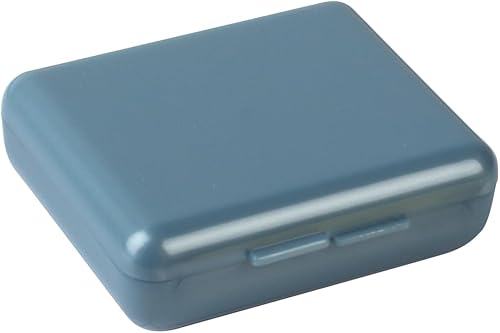 Miniatura 7 de Ezy Dose Organizador de pastillas de viaje diario, caja de vitaminas y medicamentos, compartimentos de cierre a presión, color y diseños pueden