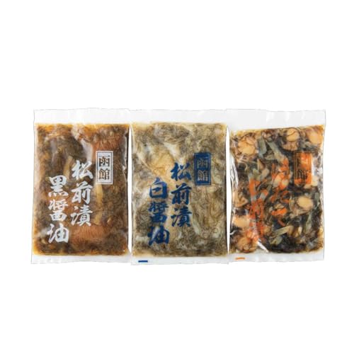 函館名物 豪華松前漬3種セット とれたて!美味いもの市