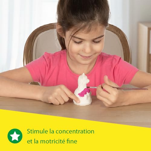 SES CREATIVE Moulage et Peinture - Licorne - Facile à remplir avec du plâtre et de l'eau pas cher