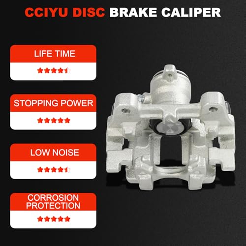 cciyu Rear Right Disc Brake Caliper Assembly w/Bracket 18B5476A by cciyu - Used condition - Image 5