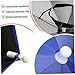 Xoeryoy 2Pcs Umbrella Hat Foldable Hands Free UV Protection Head Umbrella Hat for Men, Women Rainproof Adjustable Outdoor Caps for Fishing, Camping, Gardening