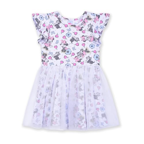 Disney Minnie Mouse Girls 2 Pack Short Sleeve Dress for Toddlers and Big Kids4