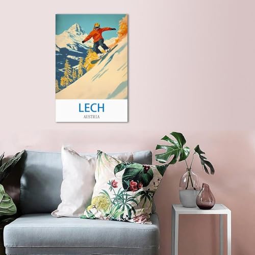 Toile vintage Lech Austria 50x75 impression haute définition - 5