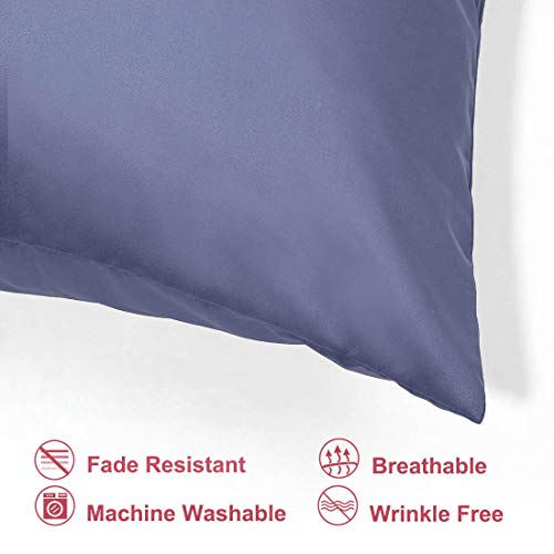 Taies d'oreiller en satin ultra douces protégeant les cheveux lot de 2
