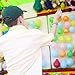 LovesTown Carnival Games Darts, 500Pcs Circus Decorations, Christmas Balloons, Water Balloons with 10Pcs Darts for Carnival Party Supplies