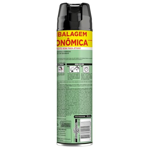 Baygon Inseticida Aerosol Mata Baratas e Formigas, Elimina Barata Até Nos Ninhos, 360ml