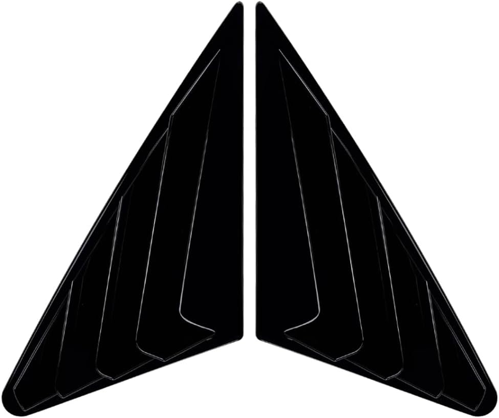 New Protective Rear Window Covers Compatible with Audi A3 S3 2021-2025 (Black, Sedan)