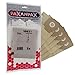 Paxanpax VB821 Compatible Paper Vacuum Bags for Karcher CV30, CV38, CV48 Series (Pack of 5), Brown, 5 Count